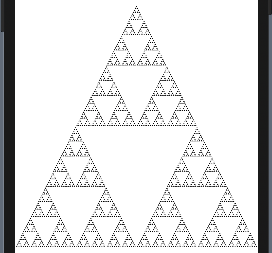 Sierpinski Triangle 7